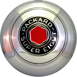 1939 SUPER 8 /12, 1940/41 180 PACKARD HUBCAP