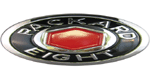 33-39 PACKARD STANDARD 8 TRUNK RACK MEDALLION