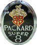 33-39 PACKARD SUPER 8 CRANK HOLE COVER/RAD SHELL MEDALLION