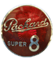 1939-40 PACKARD SUPER 8 HOOD SIDE/ TRUNK RACK MEDALLION