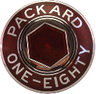 1940-41 PACKARD 180 HUBCAP MEDALLION